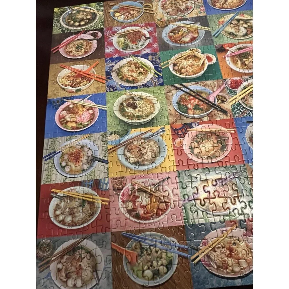Galison Noodles For Lunch COMPLETE 500 Piece Puzzle 20